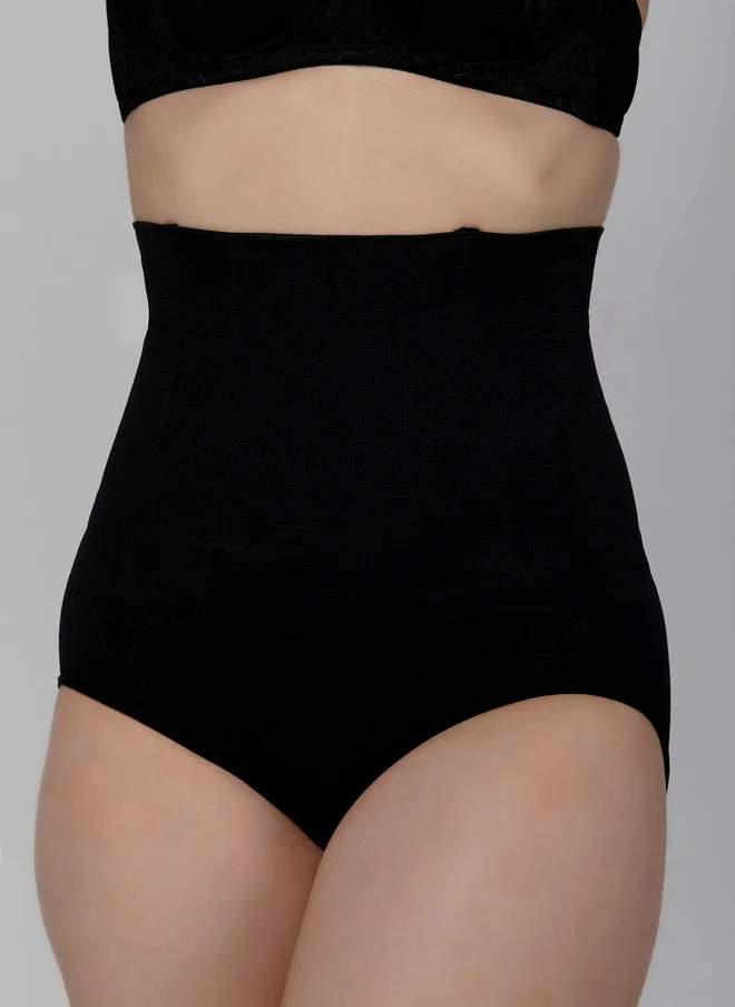 Laceandme Laceandme Women Black Solid Shaper Briefs 4402